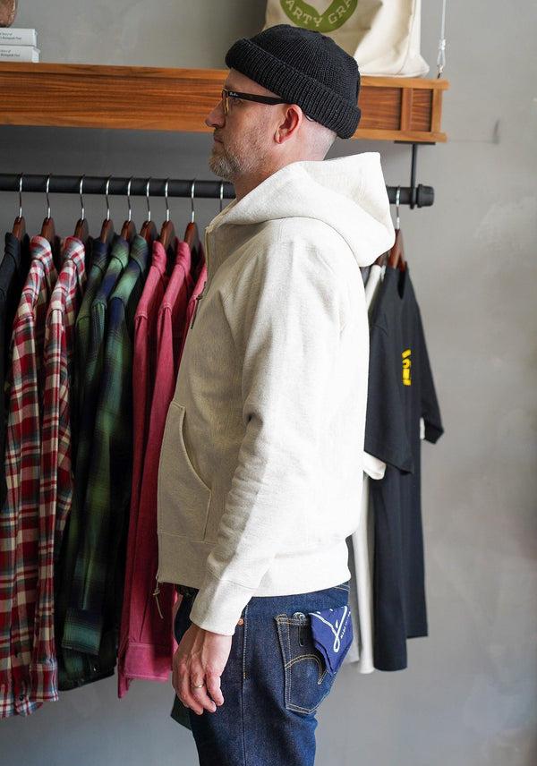 Guilty Parties 3sixteen Heavyweight Zip Hoody - Oatmeal