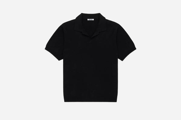 guilty parties 3sixteen Knit Pima Cotton Polo - Black