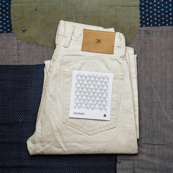 Guilty Parties 3sixteen RS-33x - Relaxed Straight-⁠ Natural Selvedge