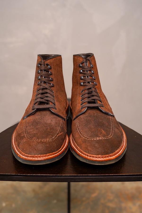 Guilty Parties Alden 4015HC Moc Toe Boot - Reverse Tobacco Chamois