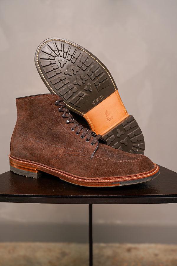 guilty parties Alden 4015HC Moc Toe Boot - Reverse Tobacco Chamois