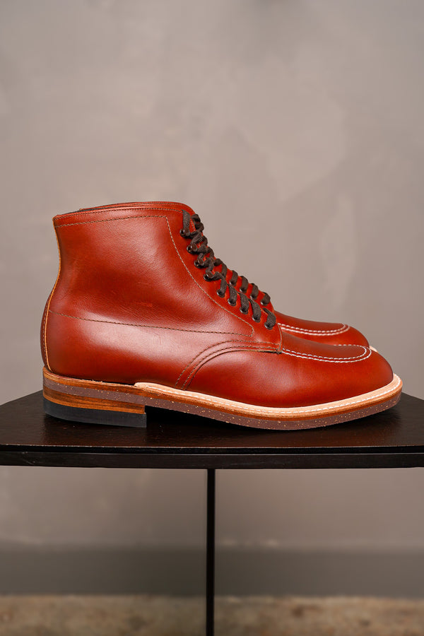 Guilty Parties Alden 405 Moc Toe Indy Boot - Brown Leather