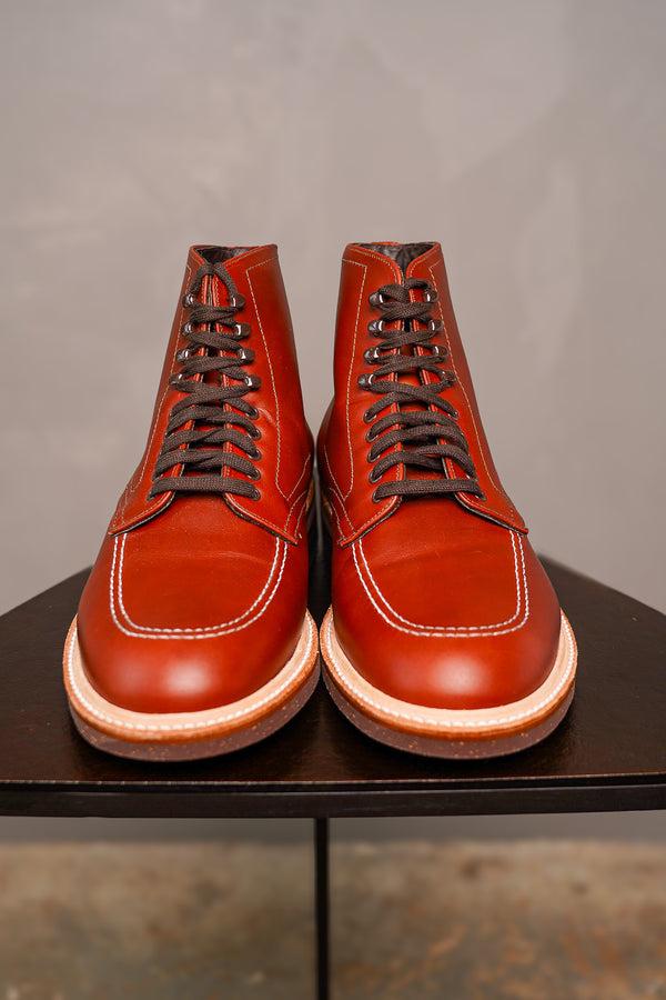 Guilty Parties Alden 405 Moc Toe Indy Boot - Brown Leather