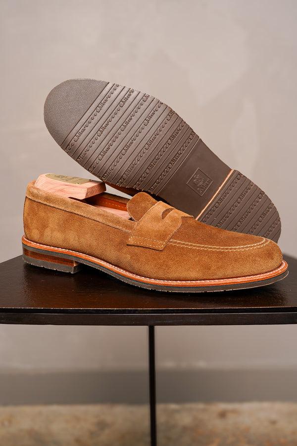 guilty parties Alden 6221L Unlined Penny Loafer - Snuff Suede