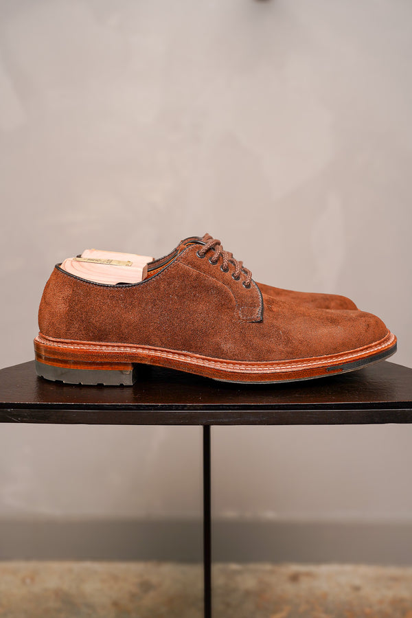 Guilty Parties Alden 9474C Plain Toe Blucher - Reverse Tobacco Chamois