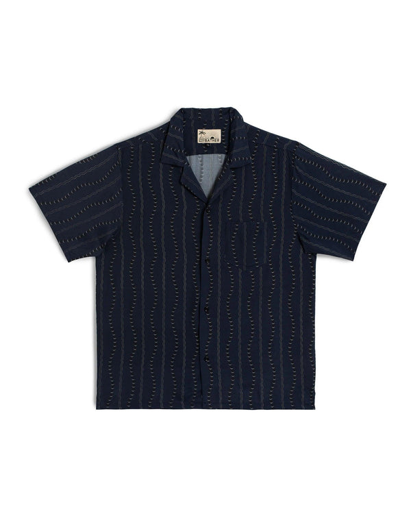 guilty parties Bather Camp Shirt - Oxford Tidal Current