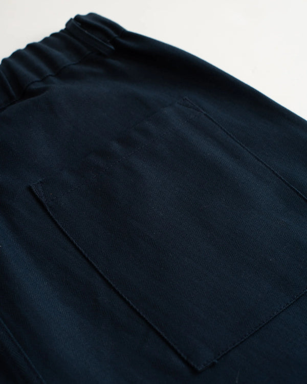 Guilty Parties Bather Leisure Short - Midnight Herringbone