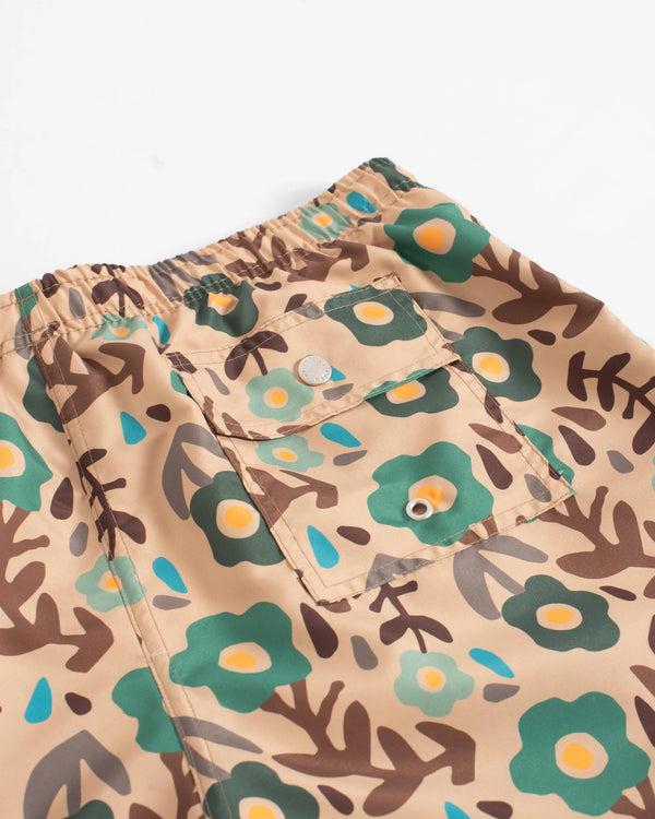 Guilty Parties Bather Swim Trunk - Floral Desert Meadow