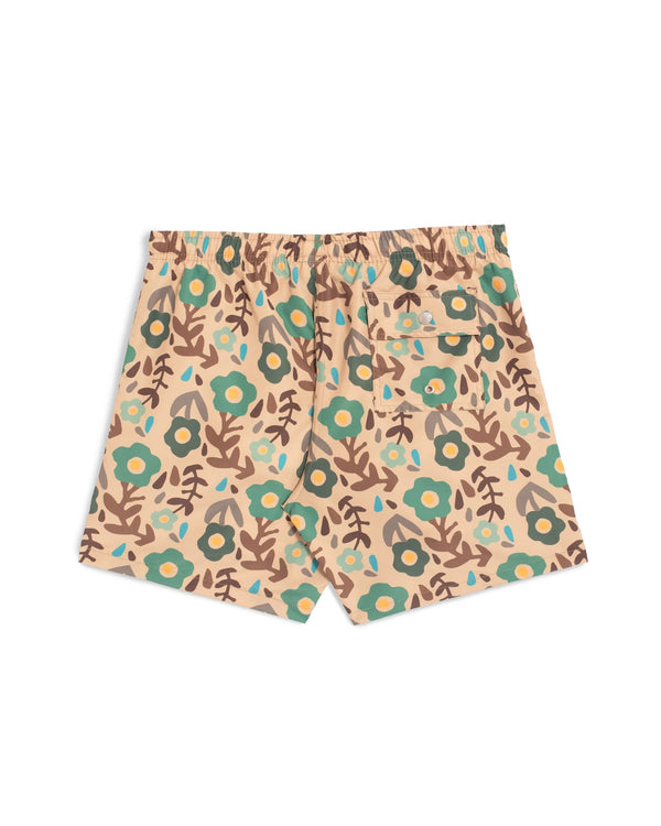Guilty Parties Bather Swim Trunk - Floral Desert Meadow