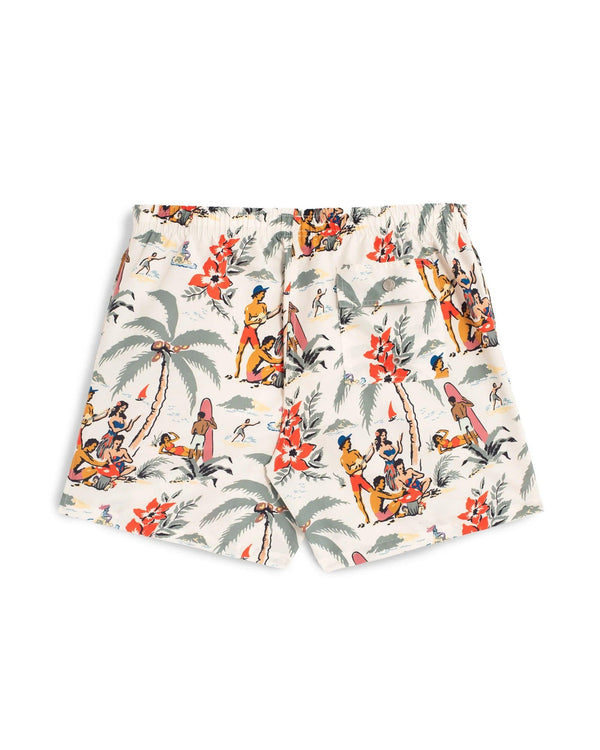 Guilty Parties Bather Swim Trunk - Natural Trippin' Beach