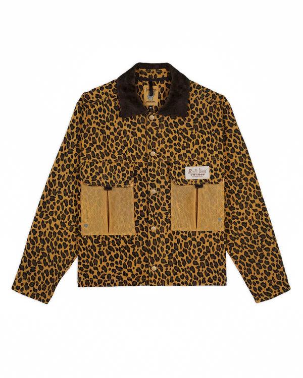 guilty parties Brain Dead Cropped Chore Jacket - Leopard
