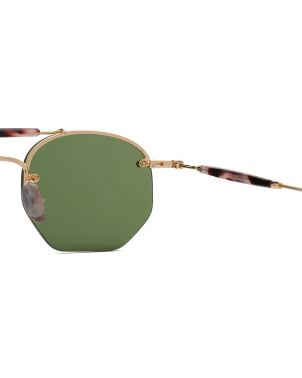 Guilty Parties Brain Dead Kaz Sunglasses - Black/Gold