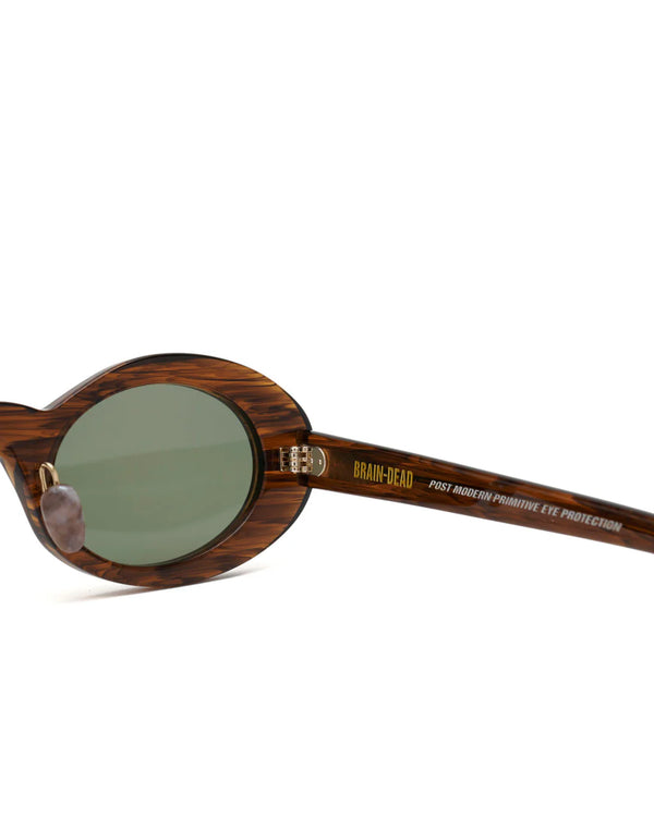 Guilty Parties Brain Dead Oyster Sunglasses - Tortoise Smoke