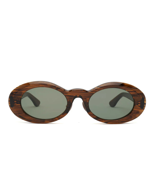 guilty parties Brain Dead Oyster Sunglasses - Tortoise Smoke