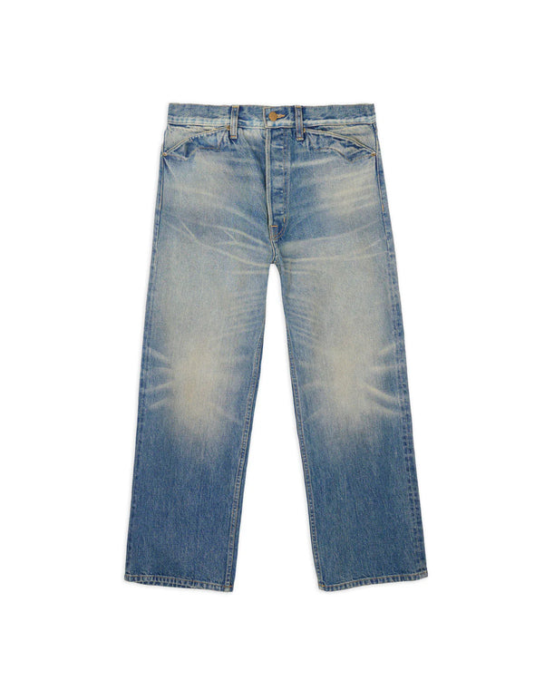 guilty parties Brain Dead Type 00 15oz Selvedge Denim Pant - Washed Indigo