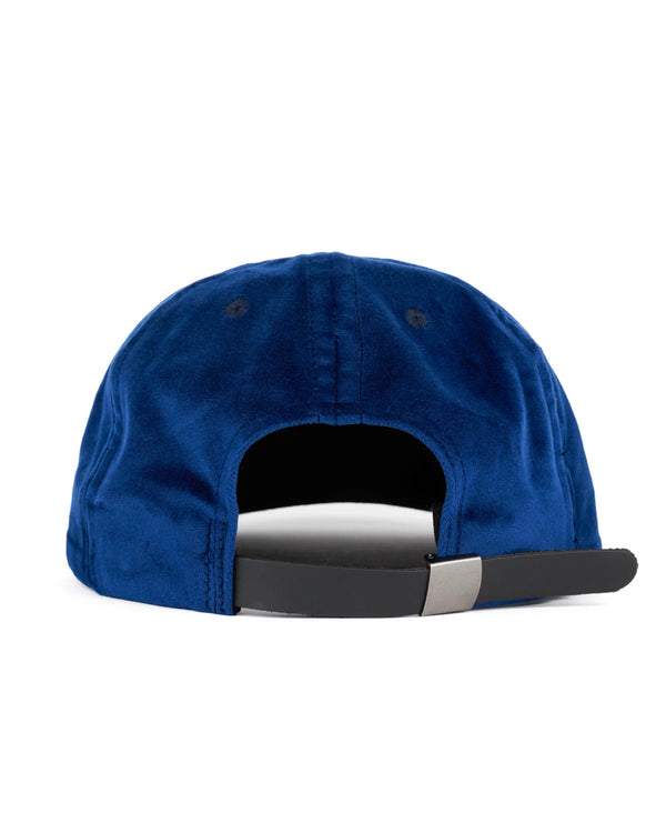 Guilty Parties Brain Dead Velveteen Curved Front 6 Panel Hat - Berry