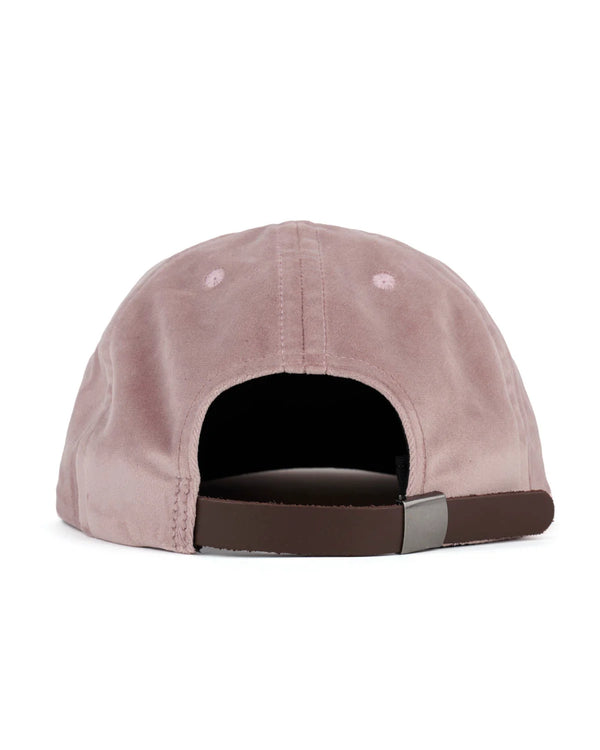 Guilty Parties Brain Dead Velveteen Curved Front 6 Panel Hat - Pink