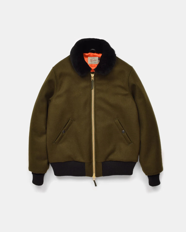 Guilty Parties Dehen 1920 Wool Flyers Club Jacket - Loden