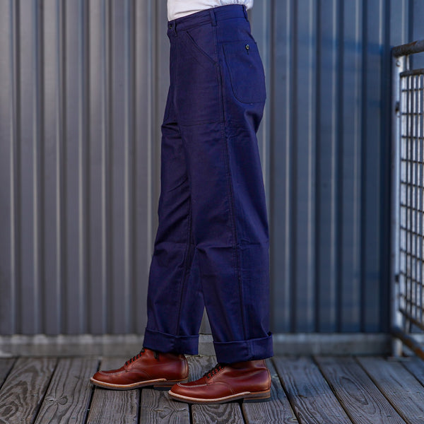 guilty parties Denime Lot 225 Back Satin Baker Pant - Navy