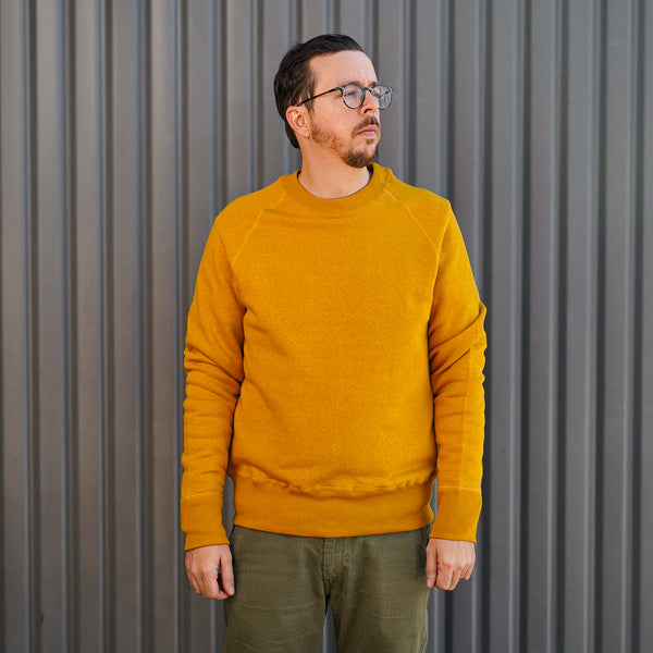 guilty parties Denime Lot 261 - Four Needle Raglan Crew Neck Sweatshirt - Yellow