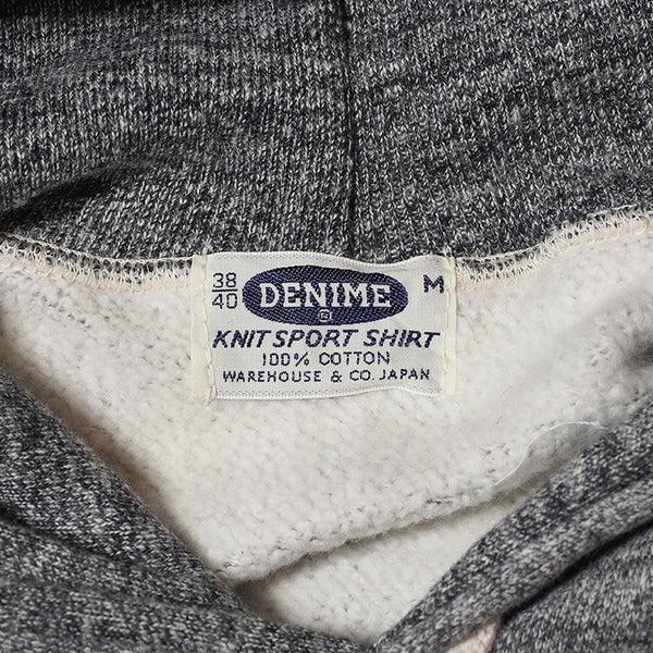 Guilty Parties Denime Lot 262 - Four Needle Raglan Hoodie - Dark Heather Grey