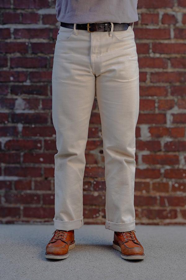Guilty Parties Freenote Cloth Belford Straight Cut - 14oz Ecru Denim