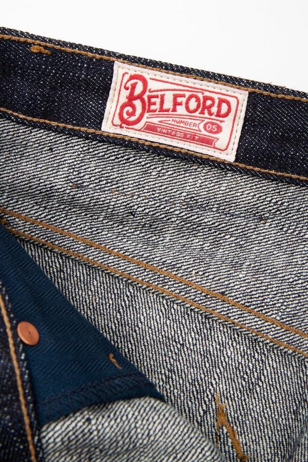 Guilty Parties Freenote Cloth Belford Straight Cut - 17oz Indigo Slub Selvedge Denim