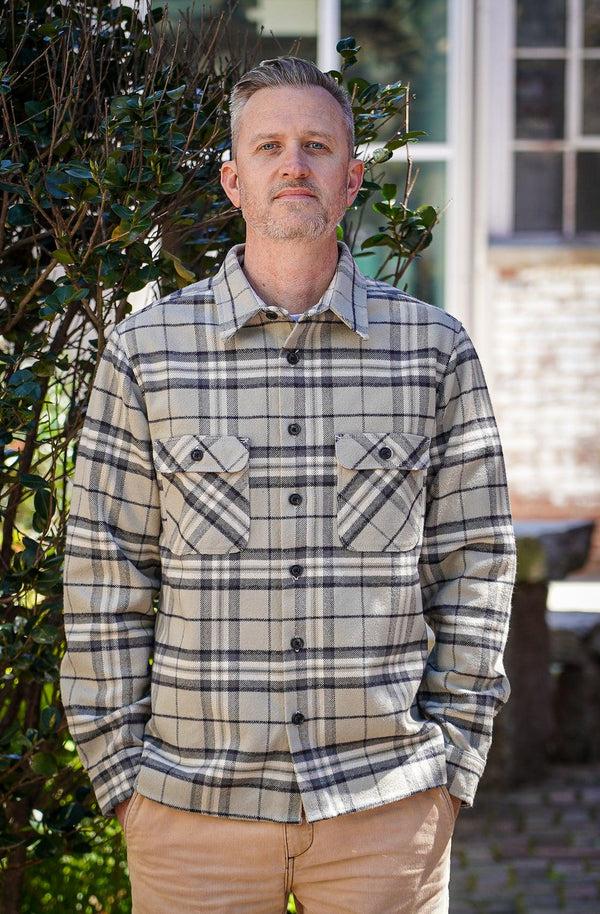 guilty parties Freenote Cloth Benson Flannel - Sea Wolf Plaid guilty parties Freenote Cloth Benson Flannel - Sea Wolf Plaid