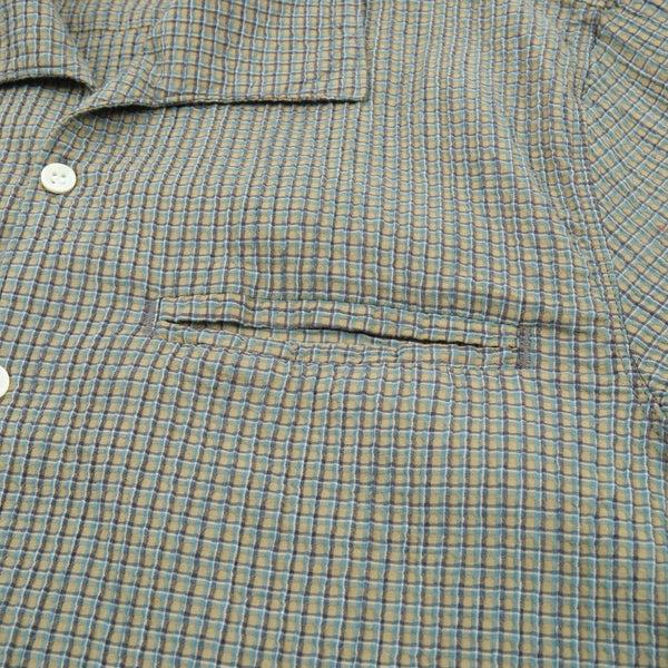 Guilty Parties Freenote Cloth Cayucos Shirt - Olive Plaid Seersucker