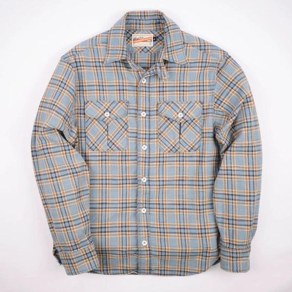 Guilty Parties Freenote Cloth Currant Shirt - Blue Dun Plaid