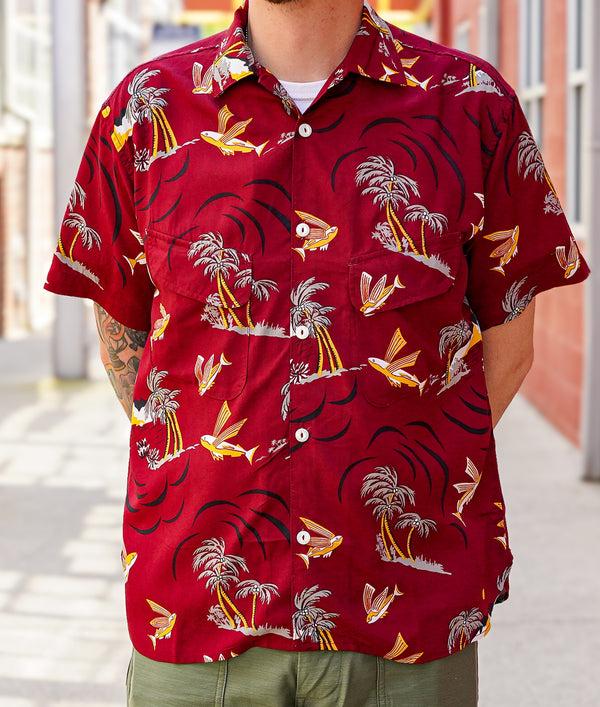 Guilty Parties Freenote Cloth Dean Double Pocket Shirt - Flying Fish