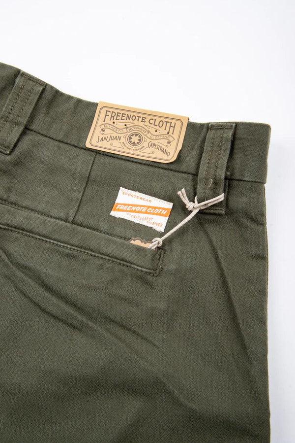 guilty parties Freenote Cloth Deck Pant Straight Fit - Olive