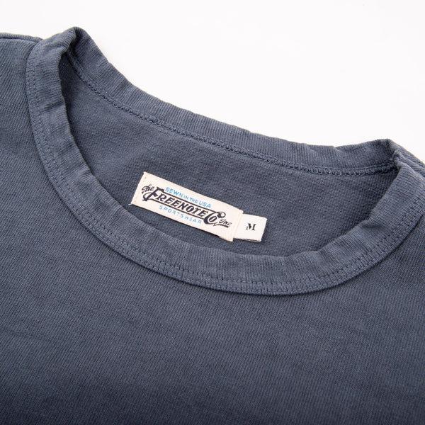 Guilty Parties Freenote Cloth Heavyweight 13oz Pocket Tee - Faded Blue