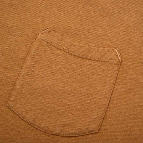 Guilty Parties Freenote Cloth Heavyweight 13oz Pocket Tee - Tobacco