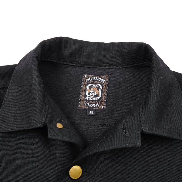 Guilty Parties Freenote Cloth High Low "Aces High" Denim Jacket - 14oz Double Black