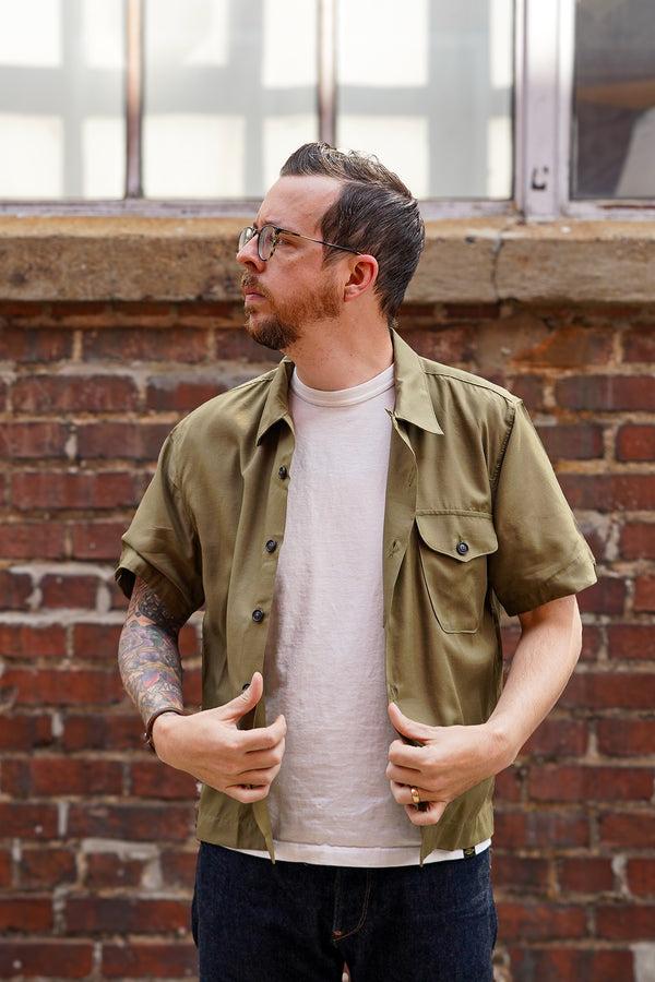 Guilty Parties Freenote Cloth Jove Tencel Shirt - Olive