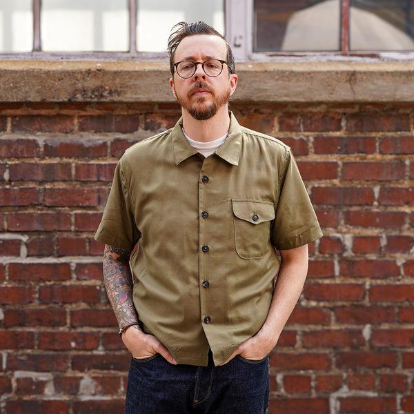 guilty parties Freenote Cloth Jove Tencel Shirt - Olive