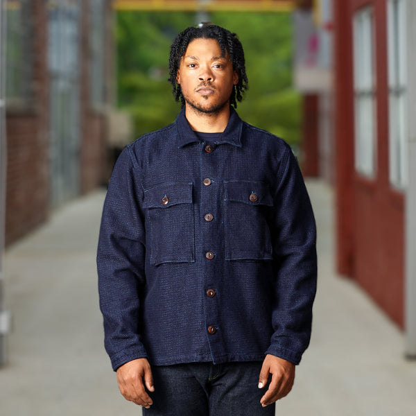 guilty parties Freenote Cloth Midway CPO - Indigo Sashiko