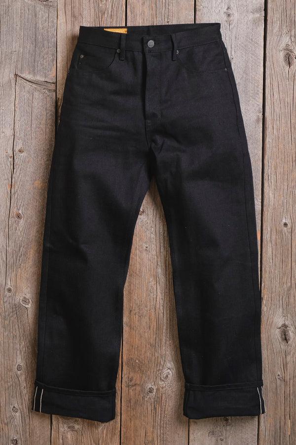 Guilty Parties Freenote Cloth Modesto Wide Leg - 17oz Double Black Slub