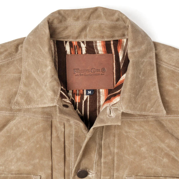 Guilty Parties Freenote Cloth RJ-1 Riders Jacket Waxed Canvas - Tobacco