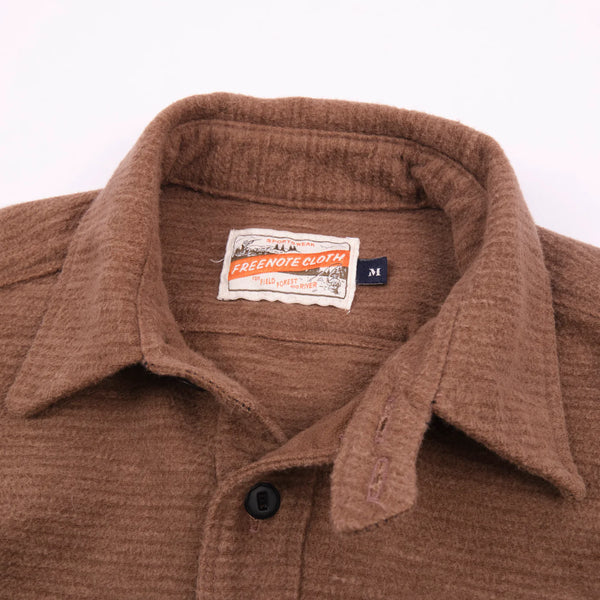 Guilty Parties Freenote Cloth Wells Shirt - Tan Brushed Corduroy