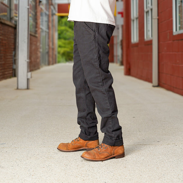 guilty parties Freenote Cloth Workers Chino 14oz Slub Slim Fit - Black