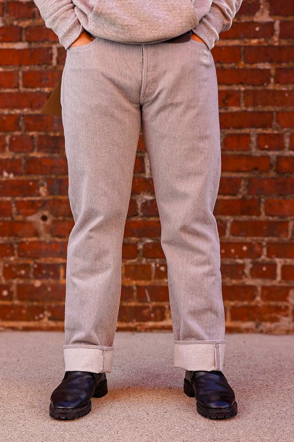 Guilty Parties Fullcount 1102G 1102 Sweat Denim Pants - Gray