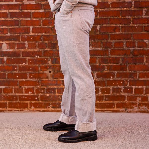 guilty parties Fullcount 1102G 1102 Sweat Denim Pants - Gray