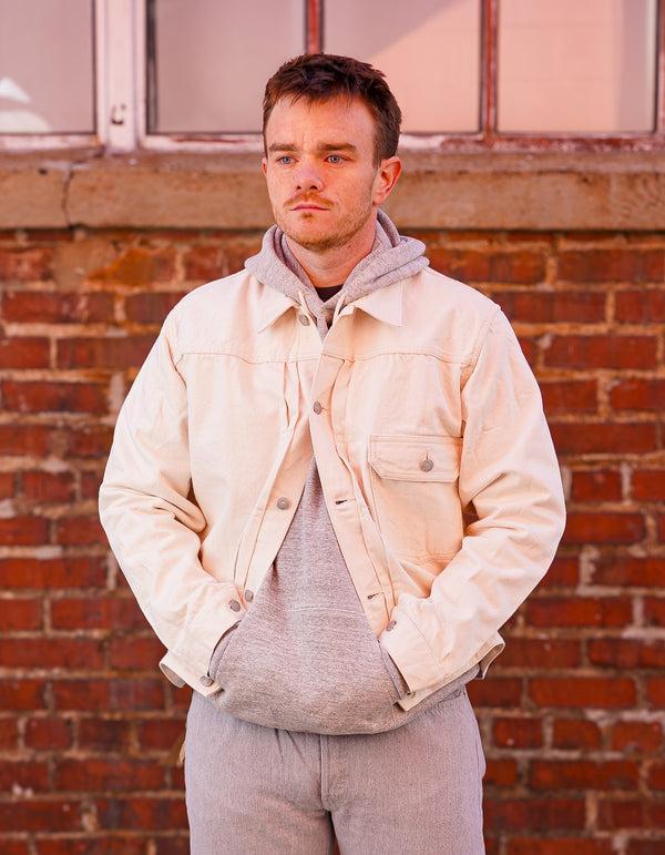 Guilty Parties Fullcount 2107EC Type 1 Denim Jacket - Ecru