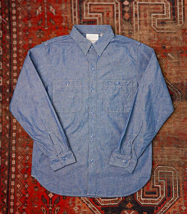 Guilty Parties Fullcount 4810-22 5oz Chambray Shirt - Blue