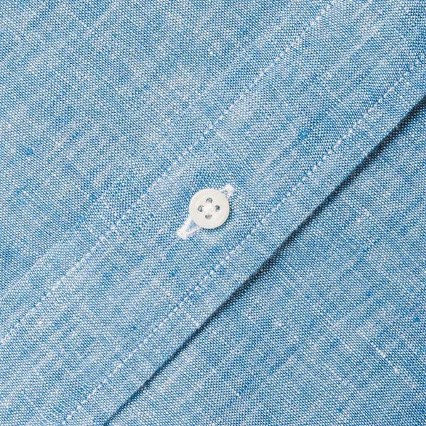 Guilty Parties Gitman Vintage Chambray Linen Shirt - Blue