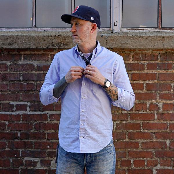 guilty parties Gitman Vintage Classic Oxford Shirt - Blue