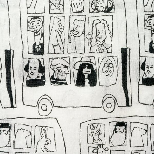 Guilty Parties Gitman Vintage Git On The Bus Gus Shirt - Black