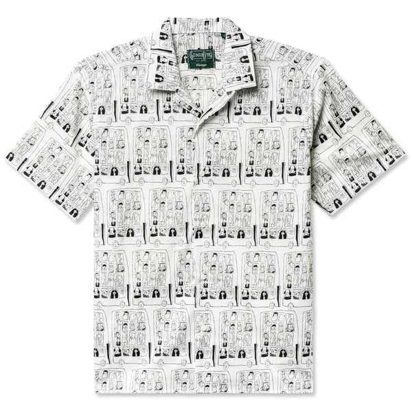 guilty parties Gitman Vintage Git On The Bus Gus Shirt - Black